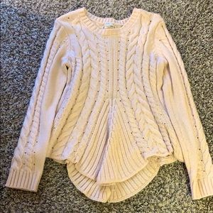 Venus Sweater with lace up back